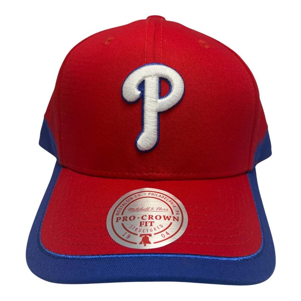 Mitchell & Ness Philadelphia Phillies Pro Crown Snapback Hat OSFA